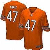 Nike Men & Women & Youth Bears #47 Conte Orange Team Color Game Jersey,baseball caps,new era cap wholesale,wholesale hats